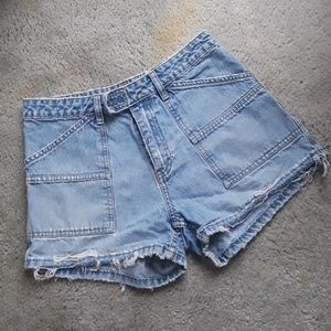 Denim shorts